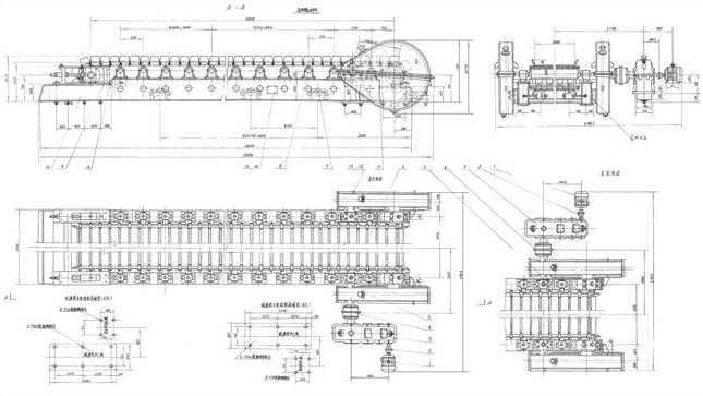 板式給料機(jī)結(jié)構(gòu)圖紙