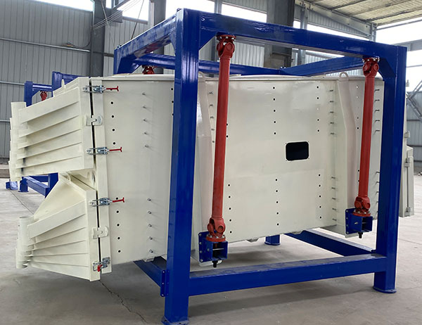 珍珠巖制砂生產(chǎn)線中使用方形搖擺篩進(jìn)行分級的比價多