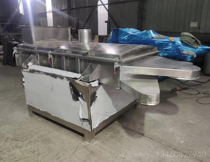 石膏粉分目篩處理量5噸t/h選用1245直線篩可以嗎？