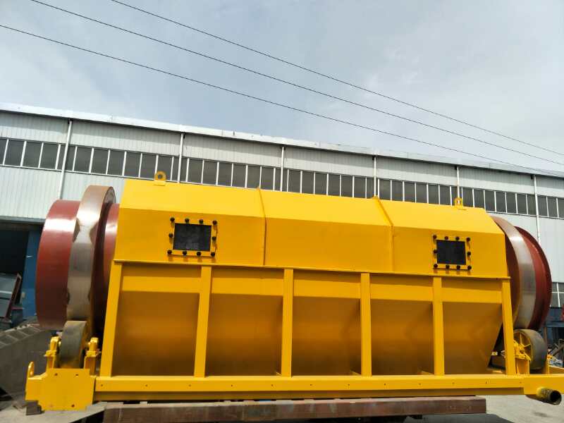 鵝卵石、木屑、垃圾使用滾筒篩分篩石較多