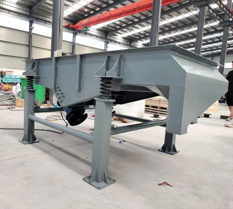 120目石膏粉精細(xì)篩分機(jī)選擇長方形直線振動篩效果好